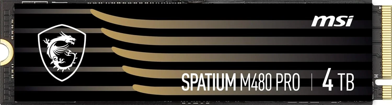 حافظه اس اس دی داخلی ام اس آی SPATIUM M480 PRO PCIe 4.0 NVMe M.2 با ظرفیت 4 ترابایت