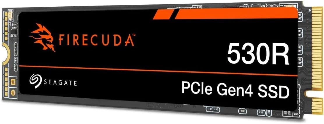 حافظه اس اس دی NVMe سیگیت FireCuda 530R با ظرفیت 4 ترابایت، مناسب برای PS5/PC، M.2 PCIe Gen4 ×4 NVMe 1.4، سرعت 7.300 مگابایت بر ثانیه، 3D-TLC-NAND، 640 TBW، مدل Refresh، ZP4000GM3A063 حافظه اس اس دی NVMe سیگیت FireCuda 530R با ظرفیت 4 ترابایت، مناسب برای PS5/PC، M.2 PCIe Gen4 ×4 NVMe 1.4، سرعت 7.300 مگابایت بر ثانیه، 3D-TLC-NAND، 640 TBW، مدل Refresh، ZP4000GM3A063