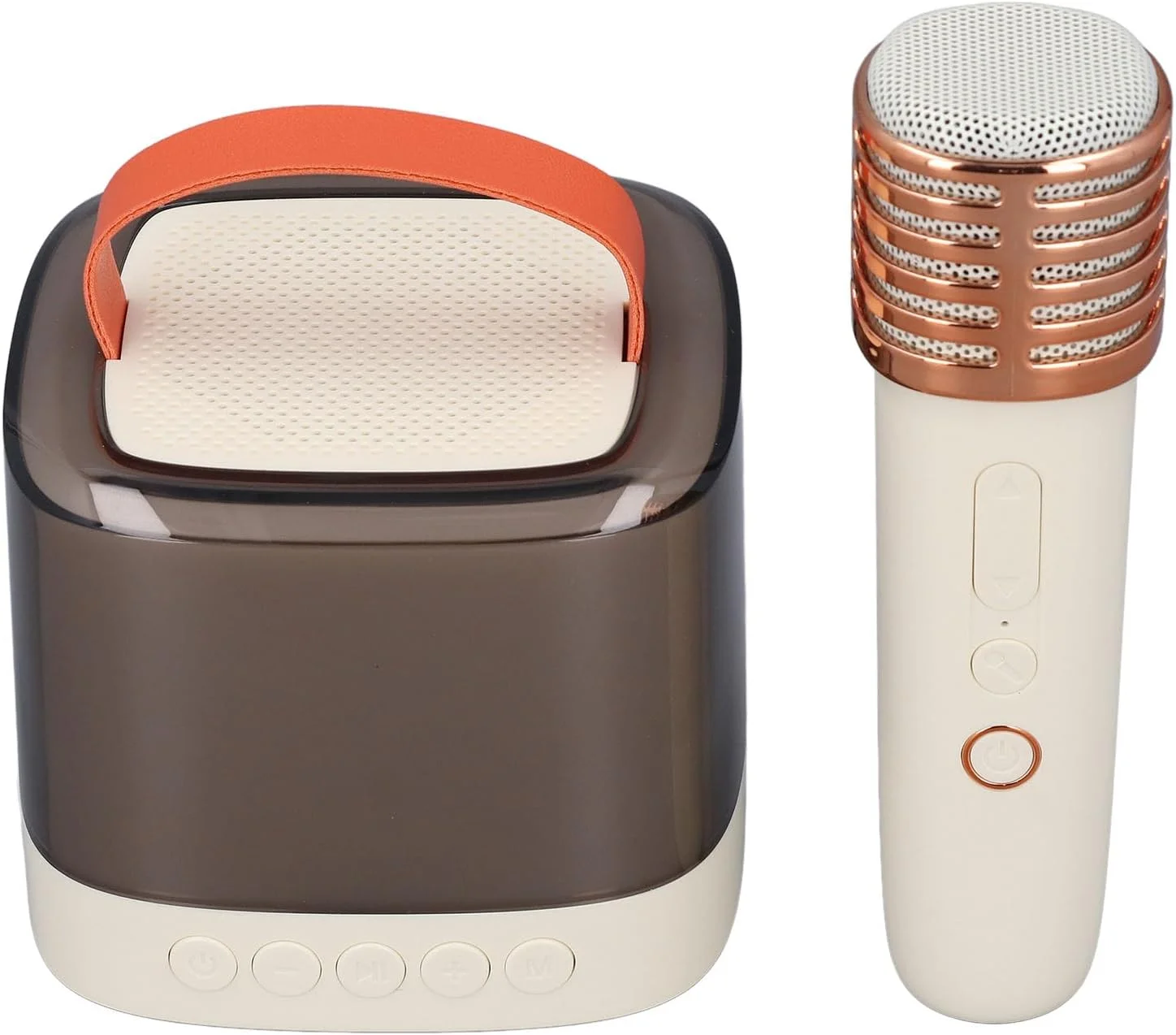 دستگاه کارائوکه کوچک، اسپیکر بی سیم قابل حمل با عمر باتری طولانی به همراه میکروفون برای کودکان