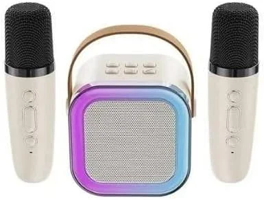 دستگاه کارائوکه با میکروفون بی سیم و بلندگوی بلوتوث، مسافرتی و سرگرم کننده، اسباب بازی هدیه برای دختران پسران مهمانی خانوادگی، مهمانی تولد، دستگاه کارائوکه برای کودکان و بزرگسالان