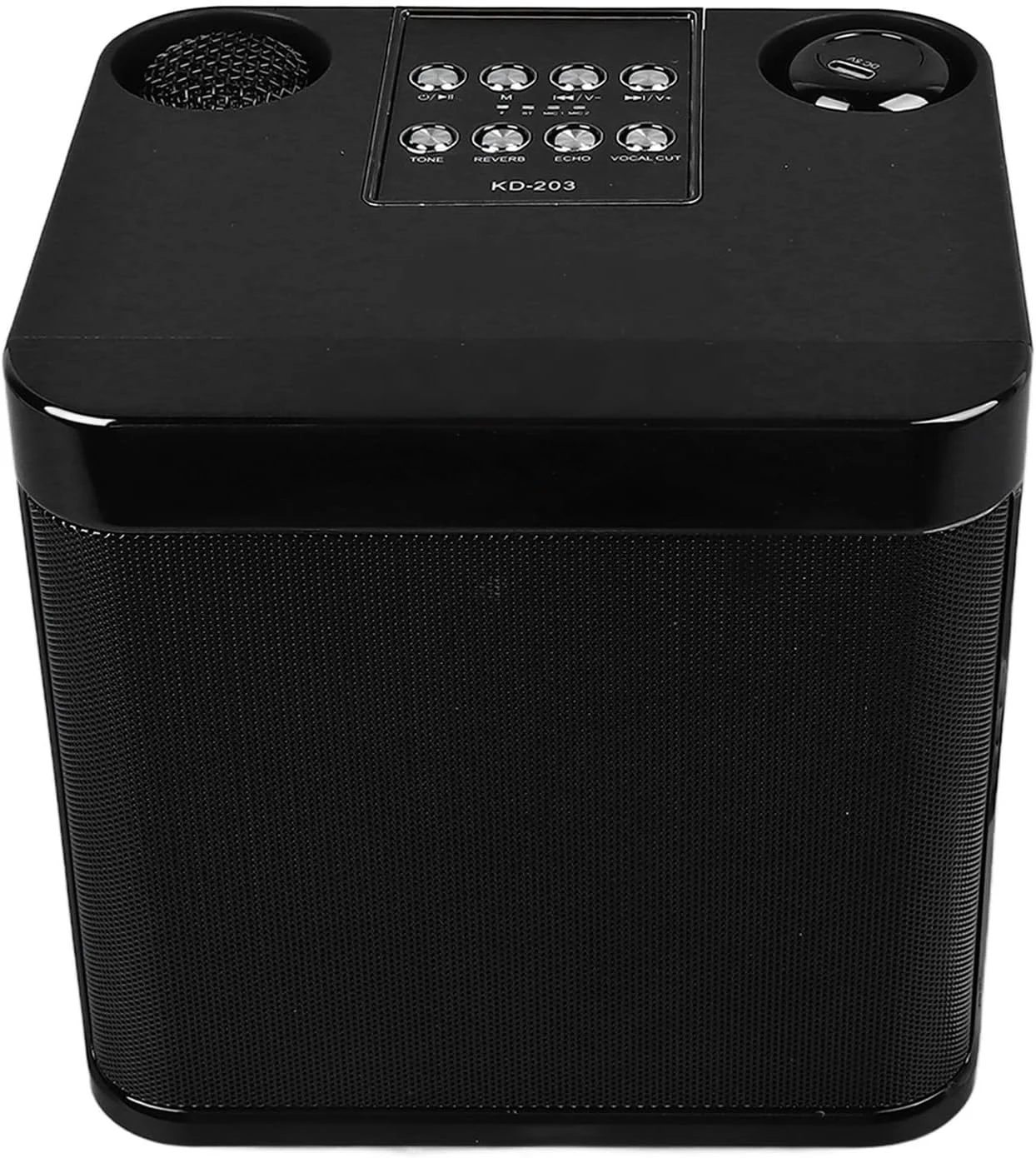 دستگاه کارائوکه با دو میکروفون، اسپیکر کارائوکه مینی قابل حمل برای مهمانی خانگی و کمپینگ