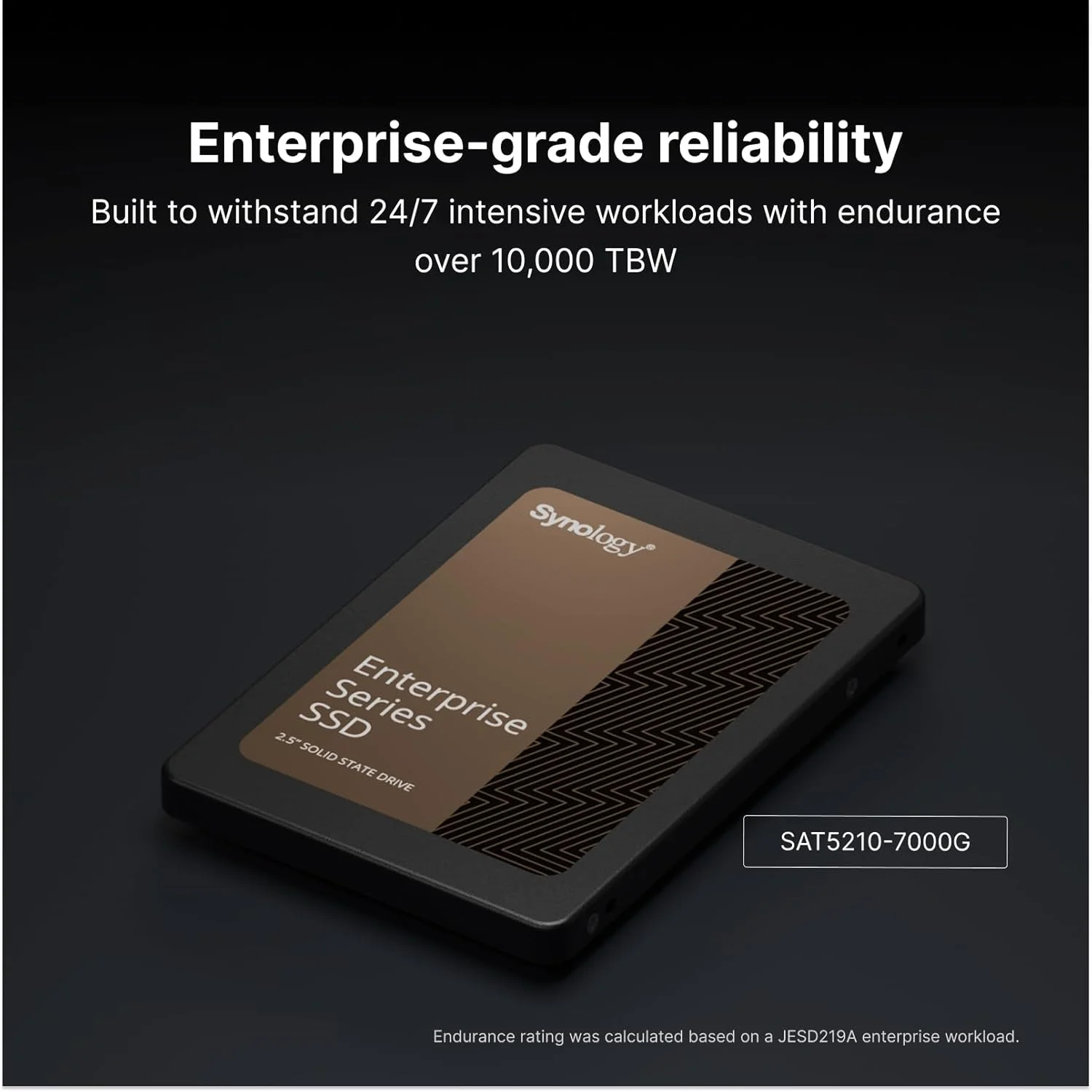 حافظه اس اس دی 2.5 اینچی SATA مدل SAT5210 از سینولوژی با ظرفیت 7000 گیگابایت (7 ترابایت) حافظه اس اس دی 2.5 اینچی SATA مدل SAT5210 از سینولوژی با ظرفیت 7000 گیگابایت (7 ترابایت)