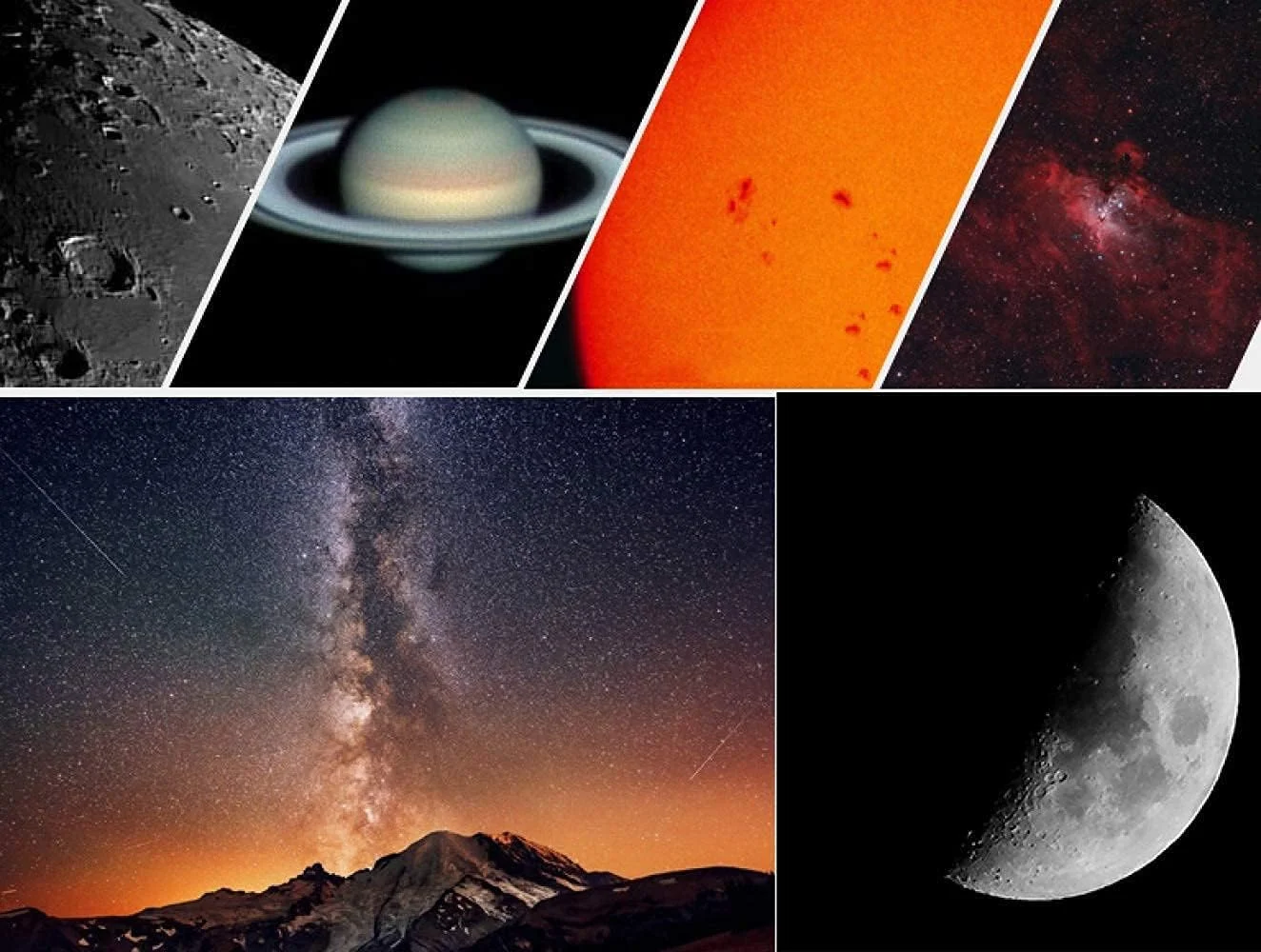 تلسکوپ نجومی، تلسکوپ حرفه ای با قدرت بالا، تلسکوپ با کیفیت بالا، تلسکوپ رصدی برای مبتدیان (تلسکوپ نوع B) (تلسکوپ نوع A) (تلسکوپ نوع A)