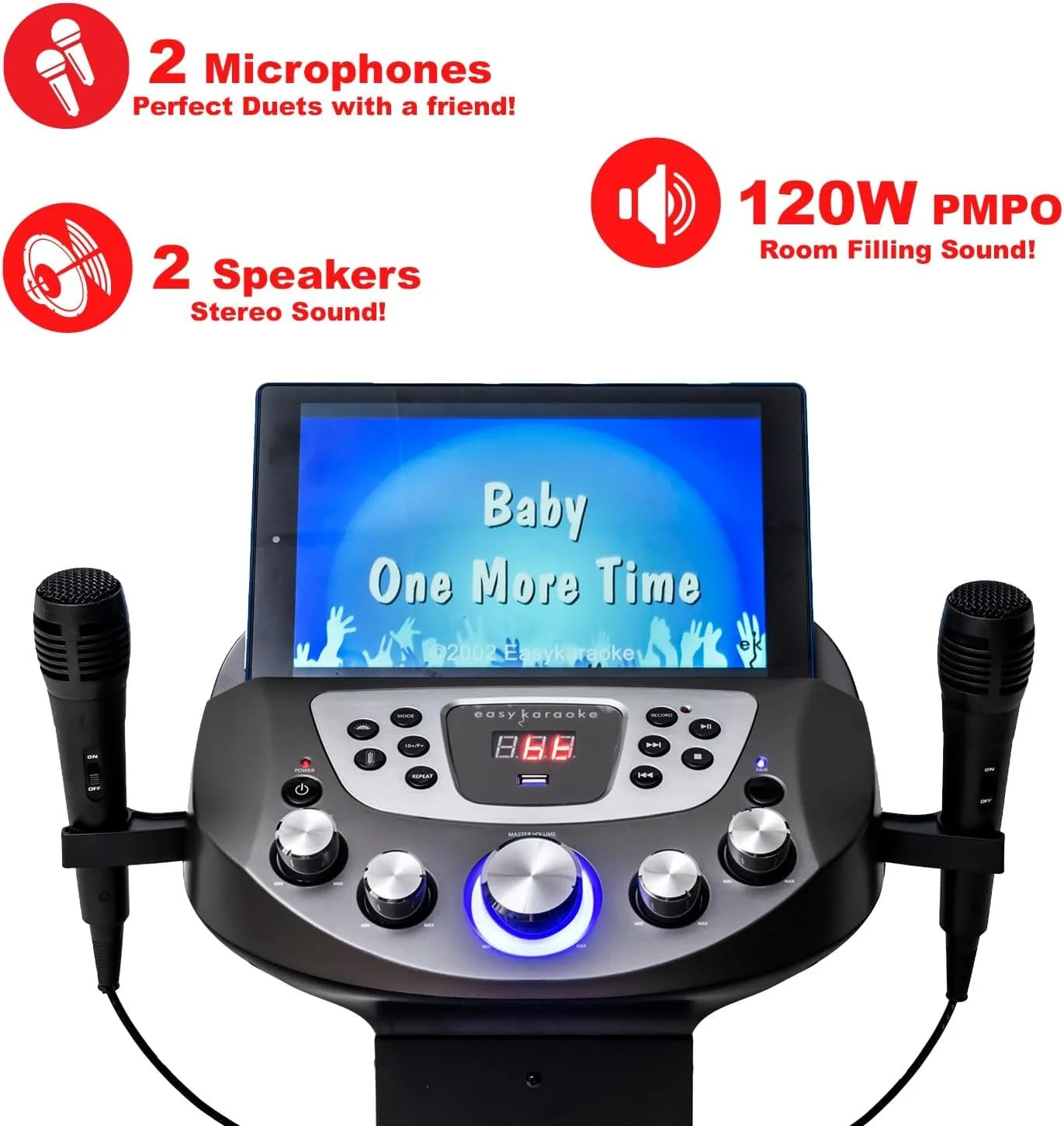سیستم کارائوکه بلوتوثی ایستاده EK easy karaoke EKS828-BT