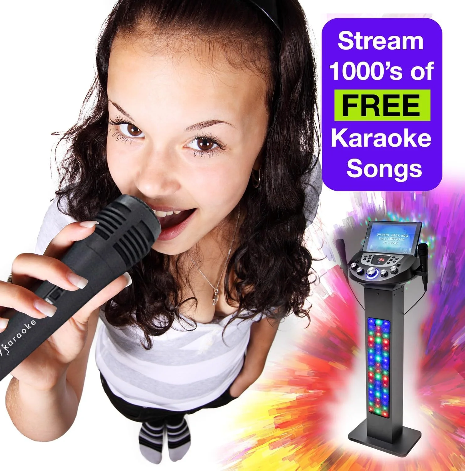 سیستم کارائوکه بلوتوثی ایستاده EK easy karaoke EKS828-BT