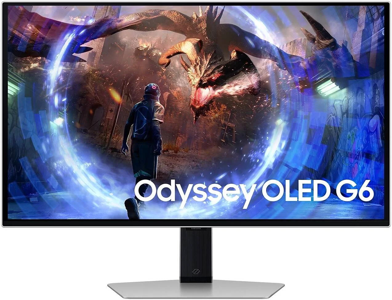 مانیتور گیمینگ SAMSUNG Odyssey OLED G6 G60SD، نمایشگر 27 اینچی QHD OLED، نرخ نوسازی 360 هرتز، زمان پاسخگویی 0.03 میلیثانیه (GtG)، فناوری AMD FreeSync Premium Pro، نقرهای | LS27DG602SMXUE مانیتور گیمینگ SAMSUNG Odyssey OLED G6 G60SD، نمایشگر 27 اینچی QHD OLED، نرخ نوسازی 360 هرتز، زمان پاسخگویی 0.03 میلیثانیه (GtG)، فناوری AMD FreeSync Premium Pro، نقرهای | LS27DG602SMXUE
