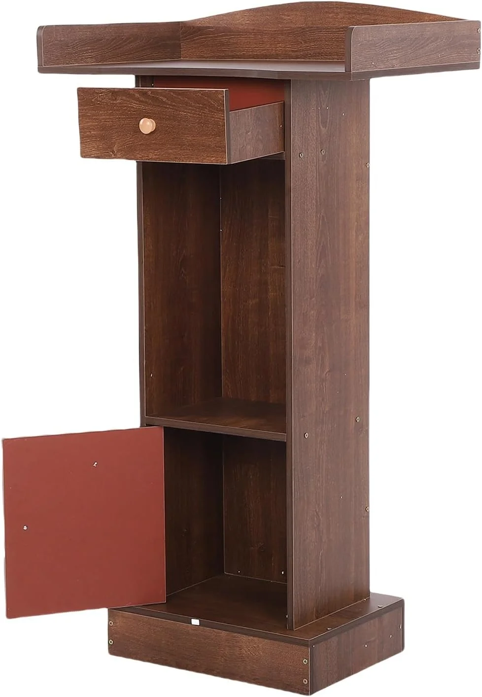 تریبون چوبی بزرگ مدرن و مینیمال Jiawu مناسب ارائه در اتاق کنفرانس و کلاس درس