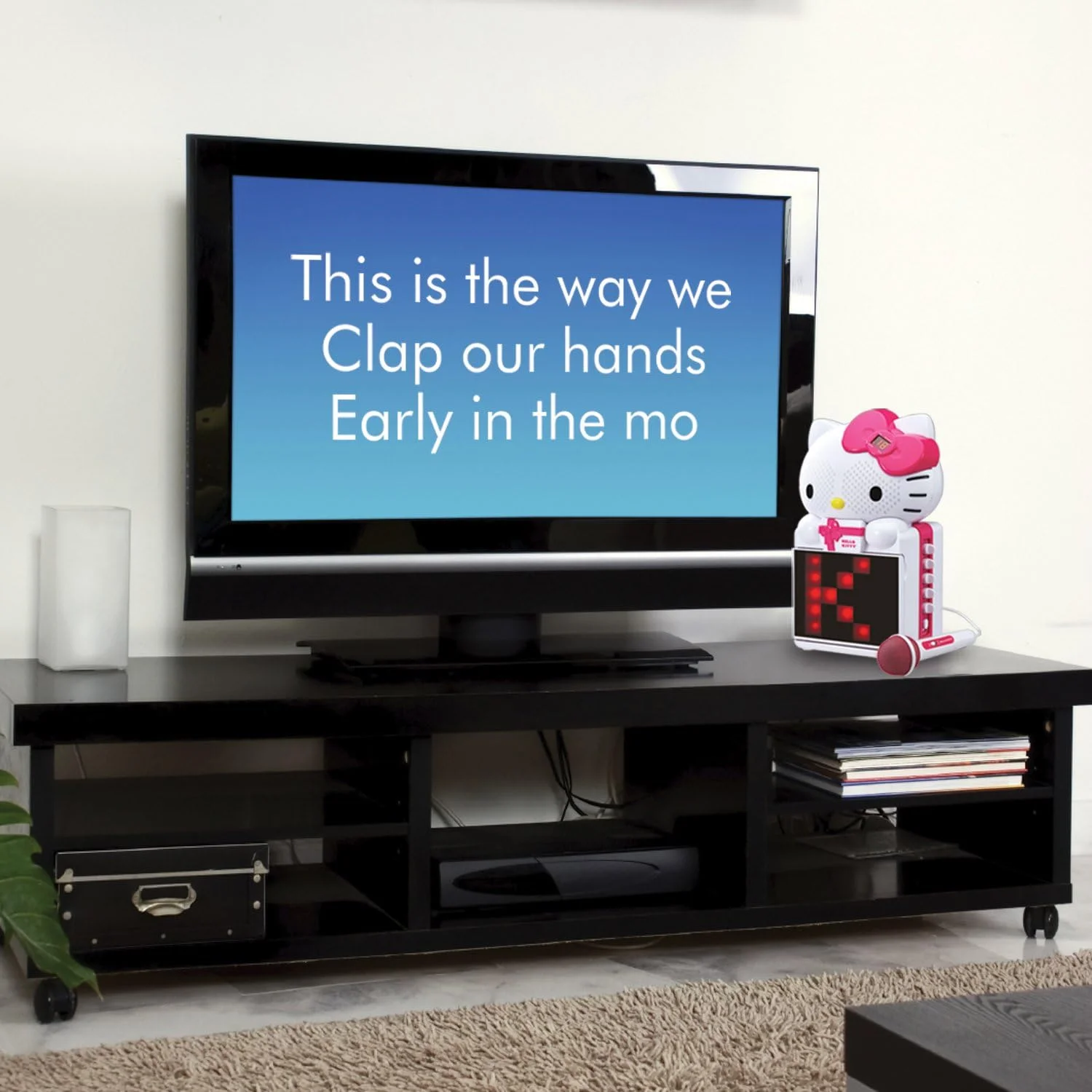 سیستم کارائوکه هلو کیتی با نمایش نور LED مدل KT2008B