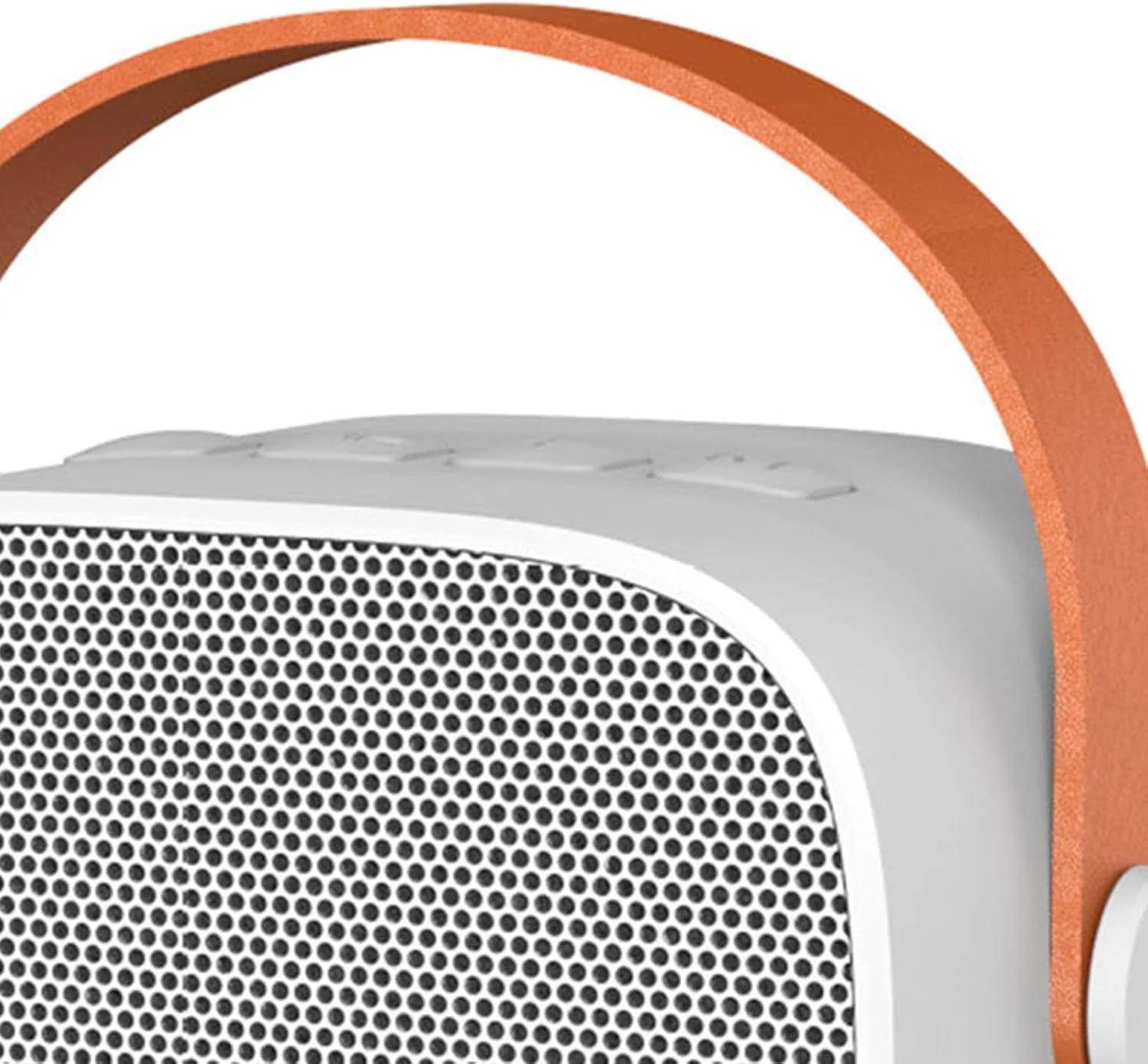 اسپیکر میکروفون عمومی، طراحی دسته ای مینی دستگاه کارائوکه کلیدهای چند منظوره HiFi جمع و جور پشتیبانی از استفاده جداگانه برای خانه (سفید)