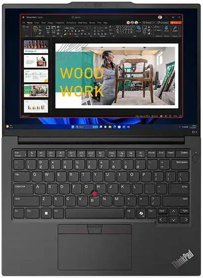لپ تاپ Lenovo ThinkPad E14 Gen 6، صفحه نمایش 14 اینچی WUXGA IPS، پردازنده Intel Core Ultra 7 155H، رم 16 گیگابایتی، SSD 512 گیگابایتی، گرافیک Intel Arc، نور پس زمینه صفحه کلید ENG-ARB، FreeDos، مشکی | 21M70024GR