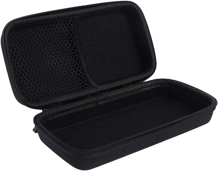 جعبه نگهداری میکروفون EXCEART، جعبه ضد ضربه و ضد آب، کیف حمل مشکی، 18.5 * 9 * 4.5 سانتی متر