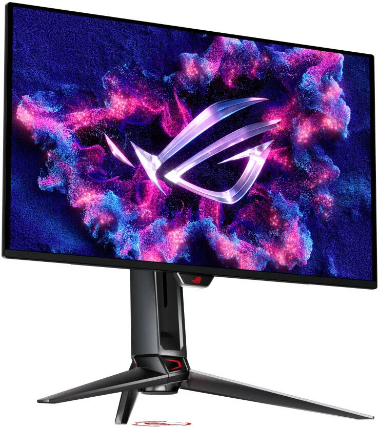 مانیتور گیمینگ ایسوس ROG Swift PG27UCDM، نمایشگر 27 اینچ QD-OLED، رزولوشن 4K UHD، نرخ نوسازی 240 هرتز، زمان پاسخگویی 0.03 میلی‌ثانیه (GtG)، AMD FreeSync Premium Pro & NVIDIA G-SYNC، مشکی | PG27UCDM