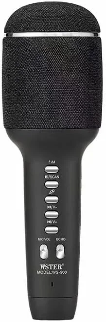 میکروفون کارائوکه بلوتوث ELLENNE با بلندگو برای بزرگسالان - تغییر صدا - کارائوکه بی سیم دوتایی - WS900 مشکی میکروفون کارائوکه بلوتوث ELLENNE با بلندگو برای بزرگسالان - تغییر صدا - کارائوکه بی سیم دوتایی - WS900 مشکی