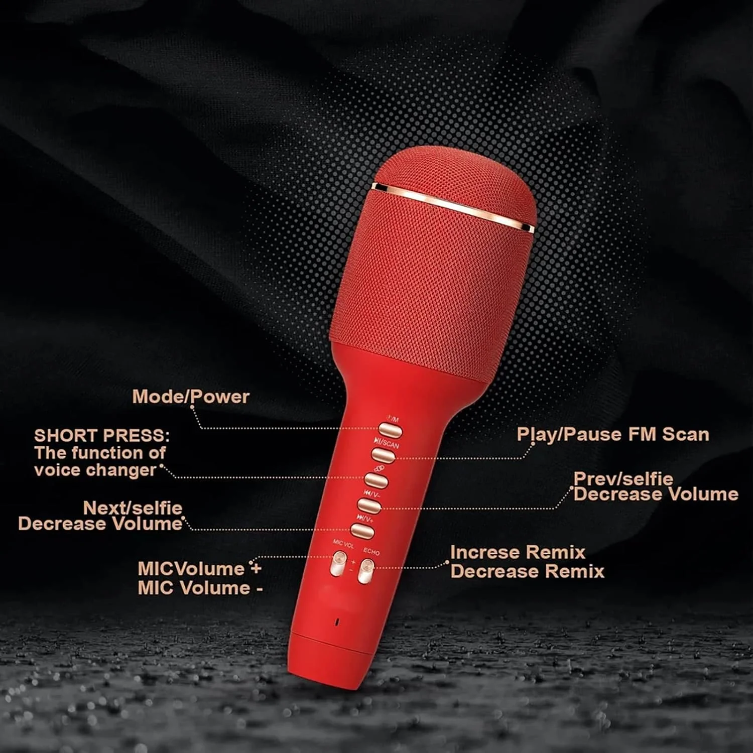 میکروفون کارائوکه بلوتوث ELLENNE با بلندگو برای بزرگسالان - تغییر صدا - کارائوکه بی سیم دوگانه - WS900 آبی میکروفون کارائوکه بلوتوث ELLENNE با بلندگو برای بزرگسالان - تغییر صدا - کارائوکه بی سیم دوگانه - WS900 آبی