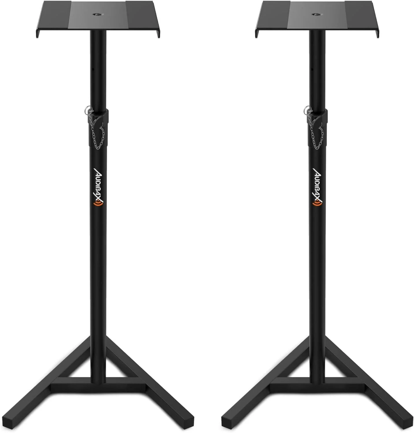 پایه مانیتور استودیویی یا بلندگو Audibax NEO SM5 - سه پایه قابل حمل - با پایه مثلثی محکم - ارتفاع قابل تنظیم - بین 71 سانتی متر و 119 سانتی متر پایه مانیتور استودیویی یا بلندگو Audibax NEO SM5 - سه پایه قابل حمل - با پایه مثلثی محکم - ارتفاع قابل تنظیم - بین 71 سانتی متر و 119 سانتی متر