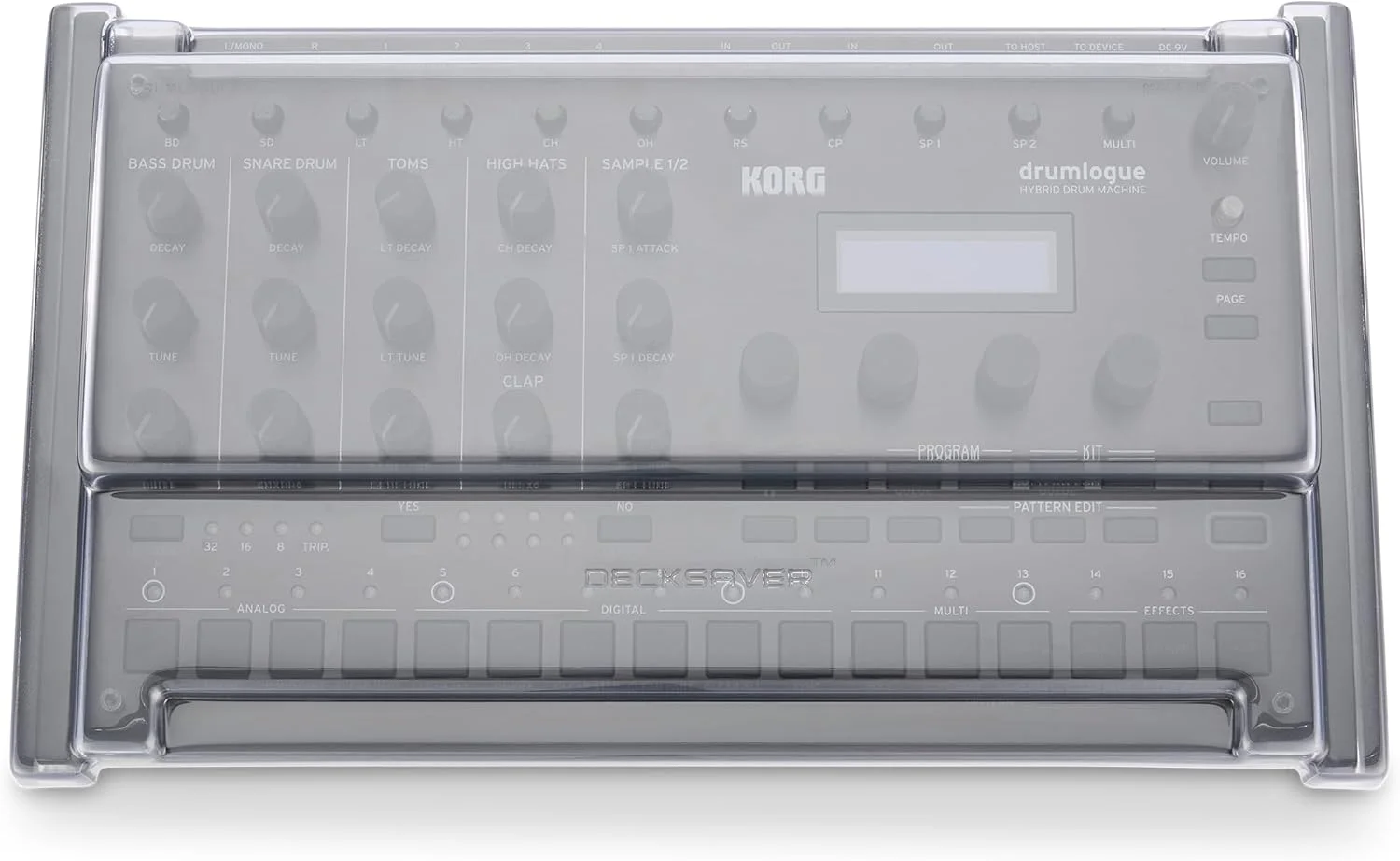 محافظ پلی کربنات مقاوم برای Korg Drumlogue