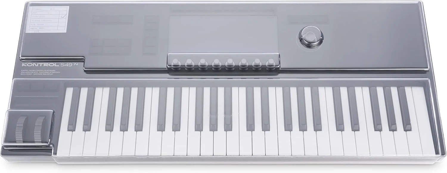 محافظ پلی کربنات بسیار مقاوم DeckSaver DS-PC-KONTROLS49MK3 برای مراقبت و محافظت از Native Instruments Kontrol S49MK3 محافظ پلی کربنات بسیار مقاوم DeckSaver DS-PC-KONTROLS49MK3 برای مراقبت و محافظت از Native Instruments Kontrol S49MK3