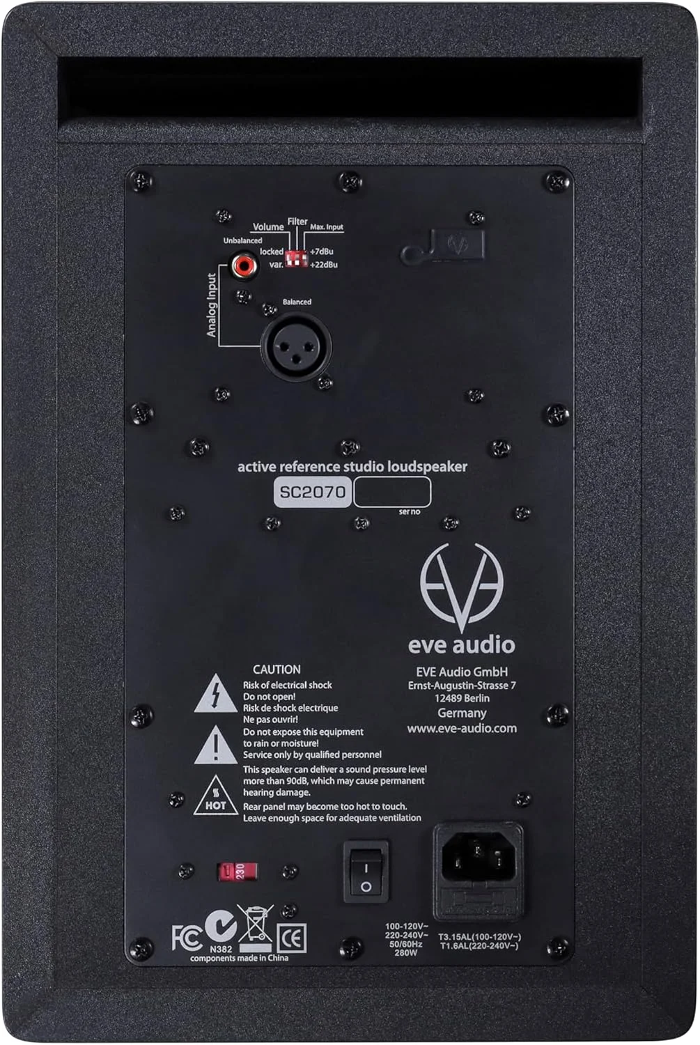 مانیتور استودیویی اکتیو EVE AUDIO SC2070 مانیتور استودیویی اکتیو EVE AUDIO SC2070