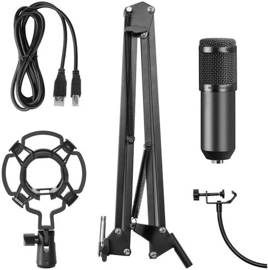 میکروفون USB کامپیوتر MARSGAMING MMICPRO، کاندنسر، استریمینگ فوق العاده با کیفیت بالا، مشکی میکروفون USB کامپیوتر MARSGAMING MMICPRO، کاندنسر، استریمینگ فوق العاده با کیفیت بالا، مشکی