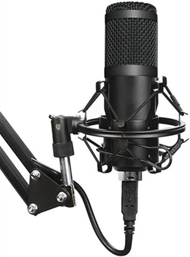 میکروفون USB حرفه ای برای ولاگ، کنفرانس، آواز، یوتیوب، تلفن هوشمند، کامپیوتر، پخش زنده ویدئو با کیفیت صدای HD