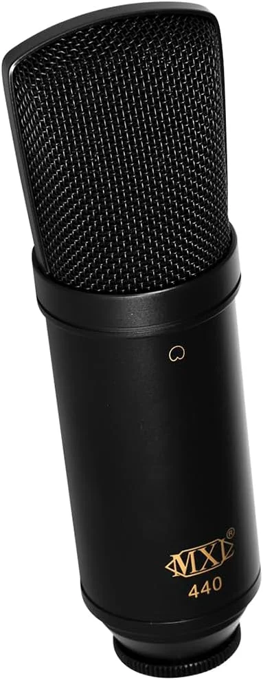 میکروفون کاندنسر استودیویی MXL 440، مشکی، 53 میلیمتر × 180 میلیمتر میکروفون کاندنسر استودیویی MXL 440، مشکی، 53 میلیمتر × 180 میلیمتر