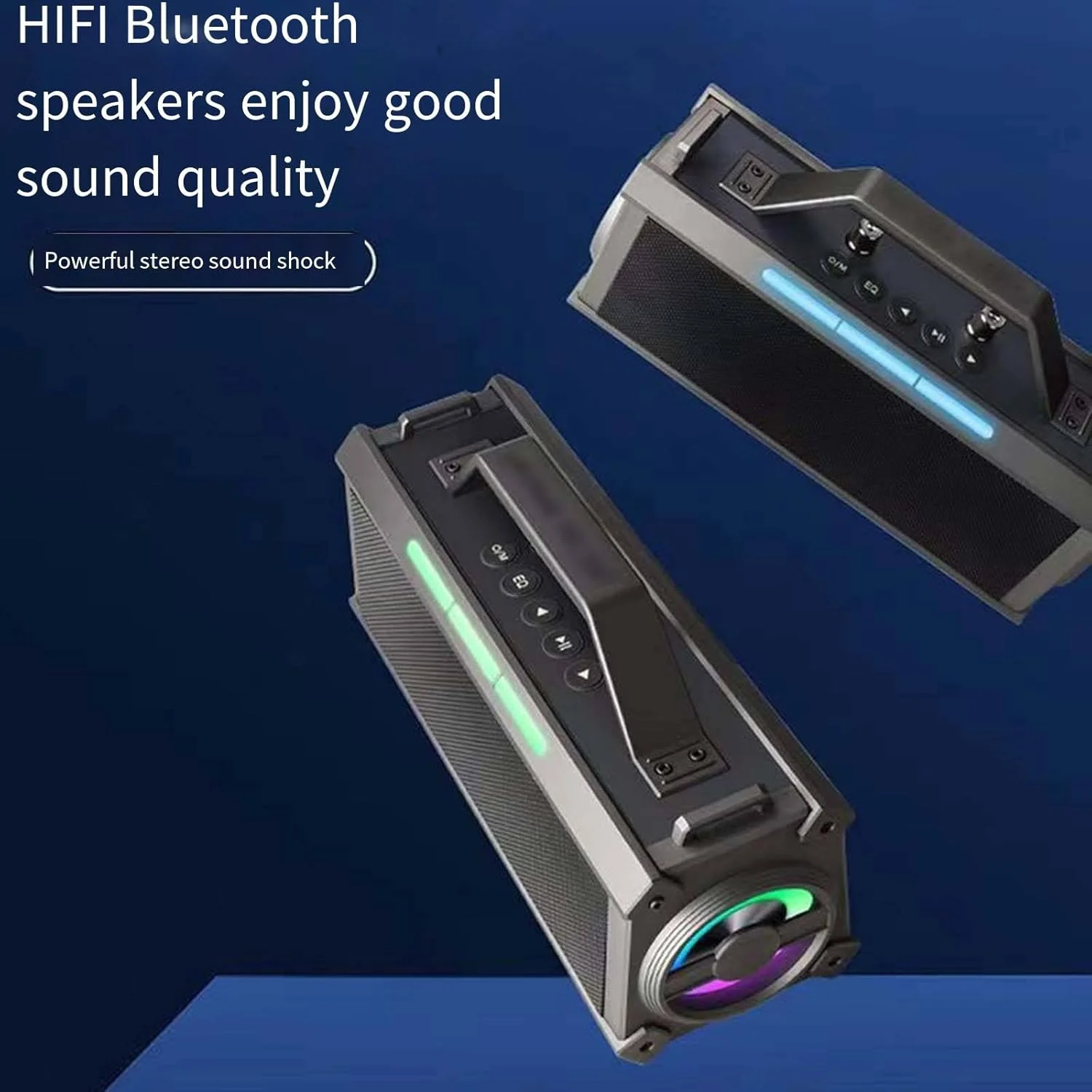 دستگاه کارائوکه قابل حمل پرقدرت، ساب ووفر کوچک بلوتوثی با صدای بلند مناسب فضای باز، جعبه صوتی بی سیم همه کاره دستگاه کارائوکه قابل حمل پرقدرت، ساب ووفر کوچک بلوتوثی با صدای بلند مناسب فضای باز، جعبه صوتی بی سیم همه کاره