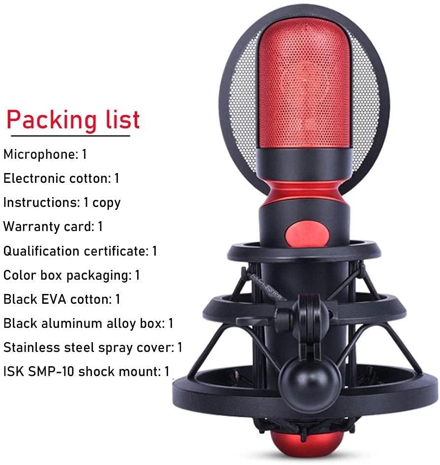 میکروفون کاندنسر، کارت صدای موبایل آهنگ جهانی K، میکروفون زنده دستی سریع، مجموعه جهانی، میکروفون های کاندنسر