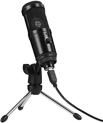 میکروفون USB، میکروفون صدای زنده بازی کامپیوتری، میکروفون کاندنسر ضبط صدا، میکروفون صدای زنده