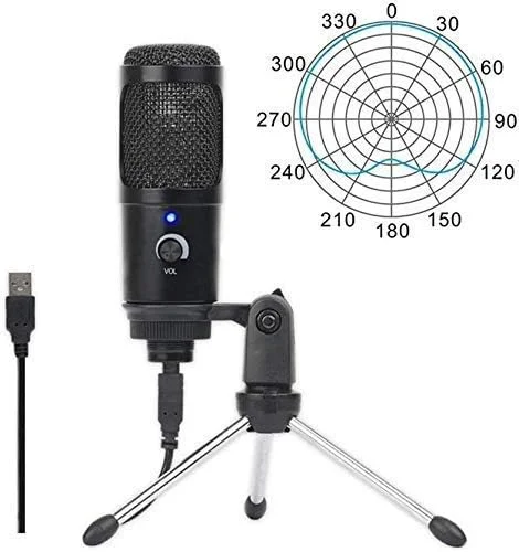 میکروفون کاندنسر ضبط صدا، میکروفون USB، میکروفون صدای زنده بازی های کامپیوتری، موسیقی میکروفون صدای زنده، صدا