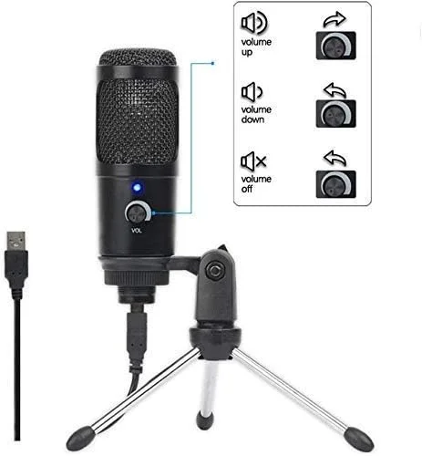میکروفون کاندنسر ضبط صدا، میکروفون USB، میکروفون صدای زنده بازی های کامپیوتری، موسیقی میکروفون صدای زنده، صدا