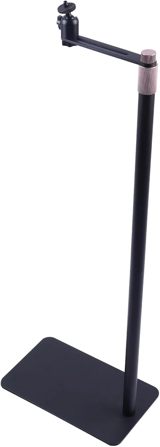 پایه رومیزی پروژکتور Asixxsix، پایه نگهدارنده پروژکتور قابل حمل فولاد کربنی ABS با قابلیت تنظیم ارتفاع، نصب جهانی برای دوربین و تلفن همراه، قابلیت پنهان شدن در کنار دیوار