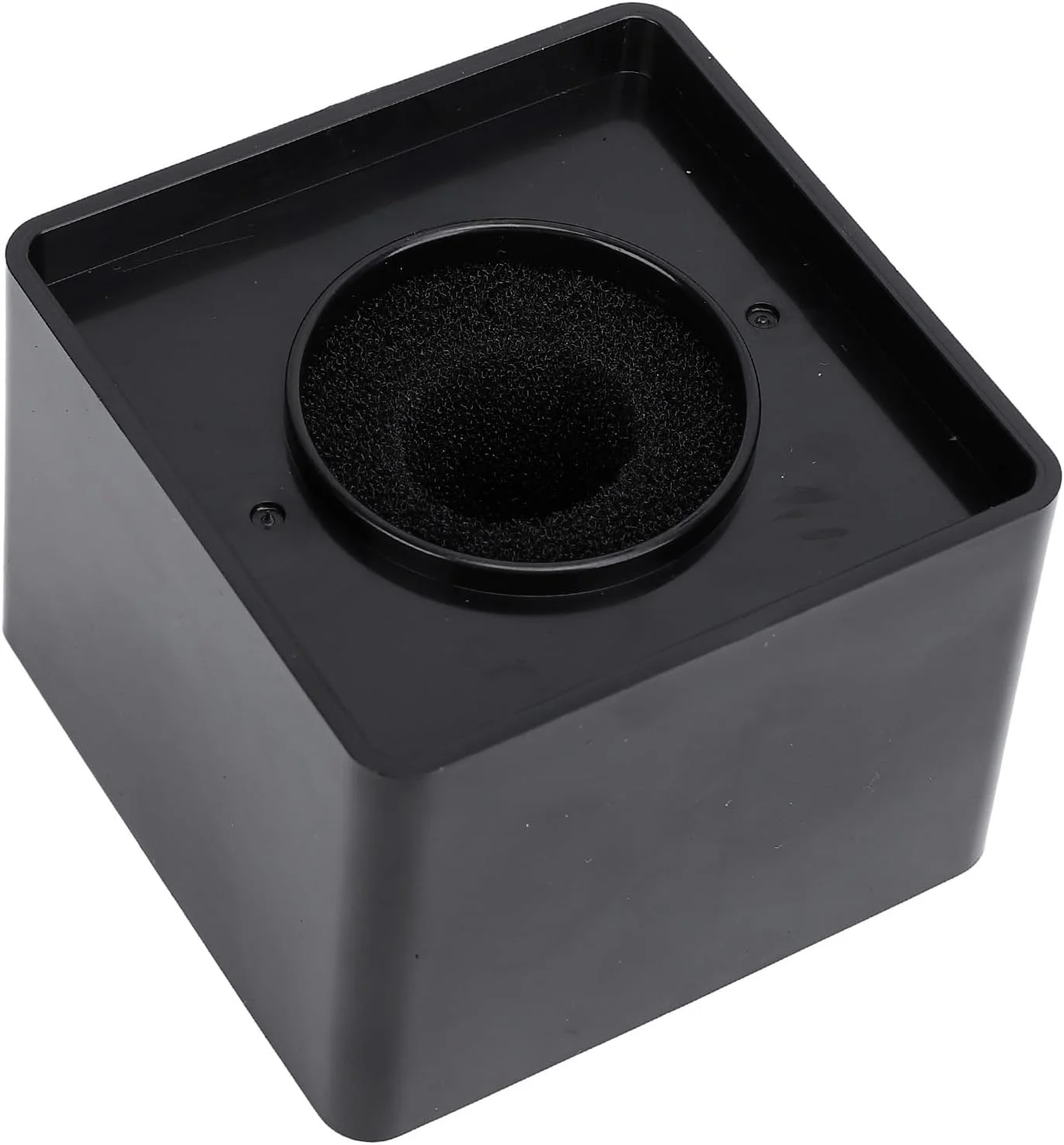 پایه میکروفون مکعبی Asixxsix، لوگوی ایستگاه پرچم میکروفون مصاحبه مکعبی شکل قابل حمل ABS برای لوازم جانبی میکروفون مجری خبرنگار KTV مصاحبه