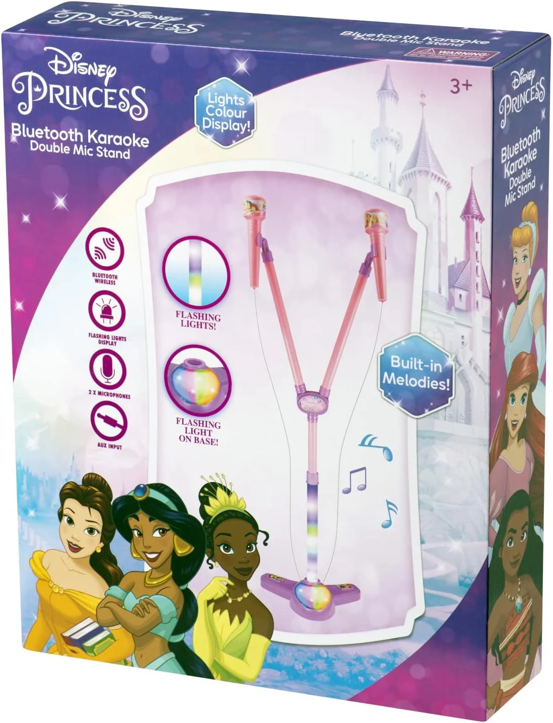 میکروفون کارائوکه بلوتوثی دیزنی پرنسس Amplify Smd's با پایه RGB