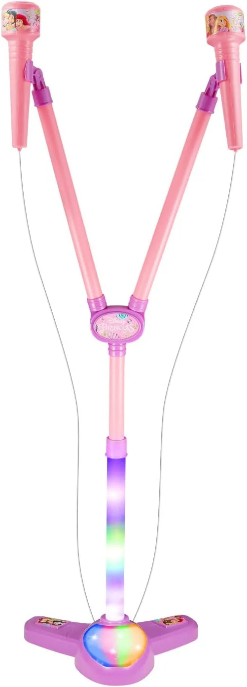 میکروفون کارائوکه بلوتوثی دیزنی پرنسس Amplify Smd's با پایه RGB میکروفون کارائوکه بلوتوثی دیزنی پرنسس Amplify Smd's با پایه RGB