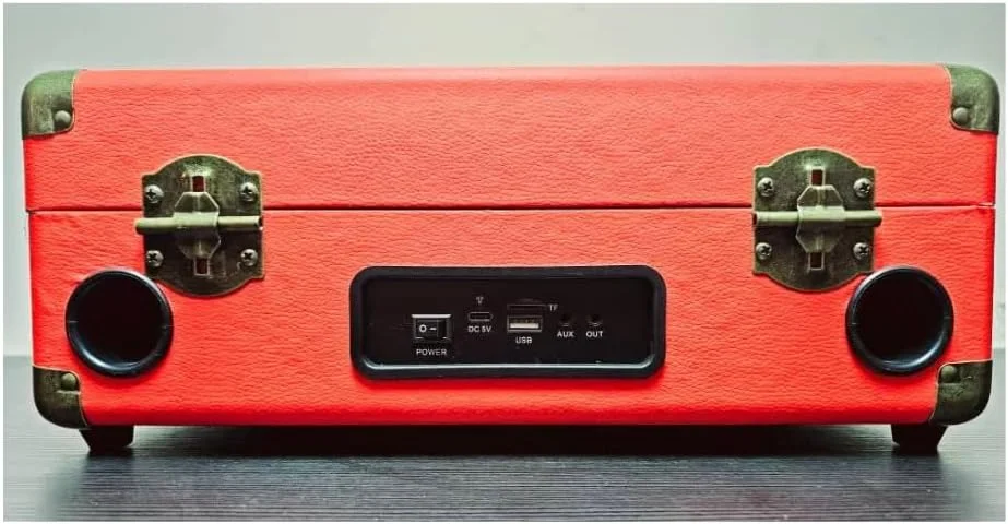 اسپیکر کارائوکه بلوتوث چمدانی قابل حمل با 2 میکروفون دوگانه برای کارائوکه خانوادگی/ارائه KTV داخلی و خارجی (قرمز) اسپیکر کارائوکه بلوتوث چمدانی قابل حمل با 2 میکروفون دوگانه برای کارائوکه خانوادگی/ارائه KTV داخلی و خارجی (قرمز)