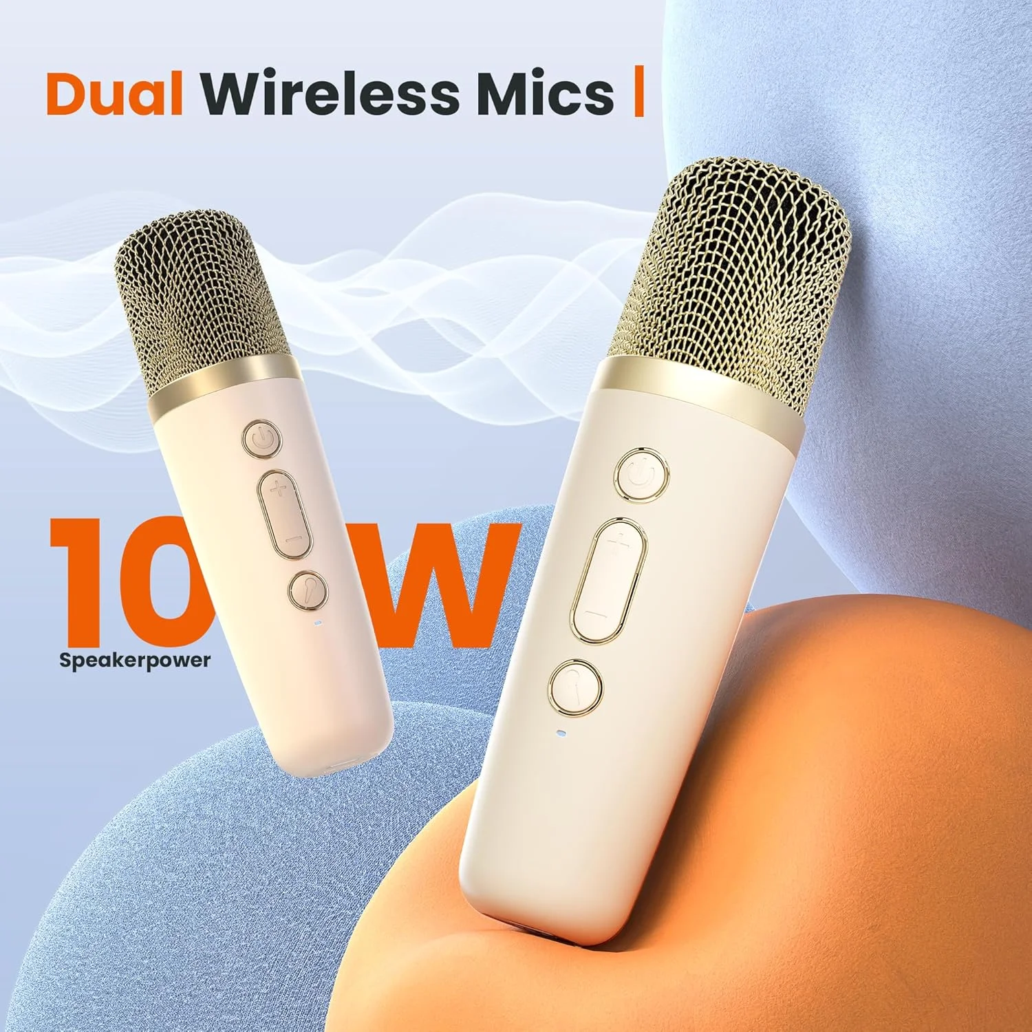 دستگاه کارائوکه YLL برای بزرگسالان و کودکان، اسپیکر کارائوکه بلوتوث قابل حمل با 2 میکروفون بی سیم، دستگاه کارائوکه آواز خواندن با چراغ های LED داخلی برای هدایای تولد، مهمانی خانوادگی (بژ) دستگاه کارائوکه YLL برای بزرگسالان و کودکان، اسپیکر کارائوکه بلوتوث قابل حمل با 2 میکروفون بی سیم، دستگاه کارائوکه آواز خواندن با چراغ های LED داخلی برای هدایای تولد، مهمانی خانوادگی (بژ)