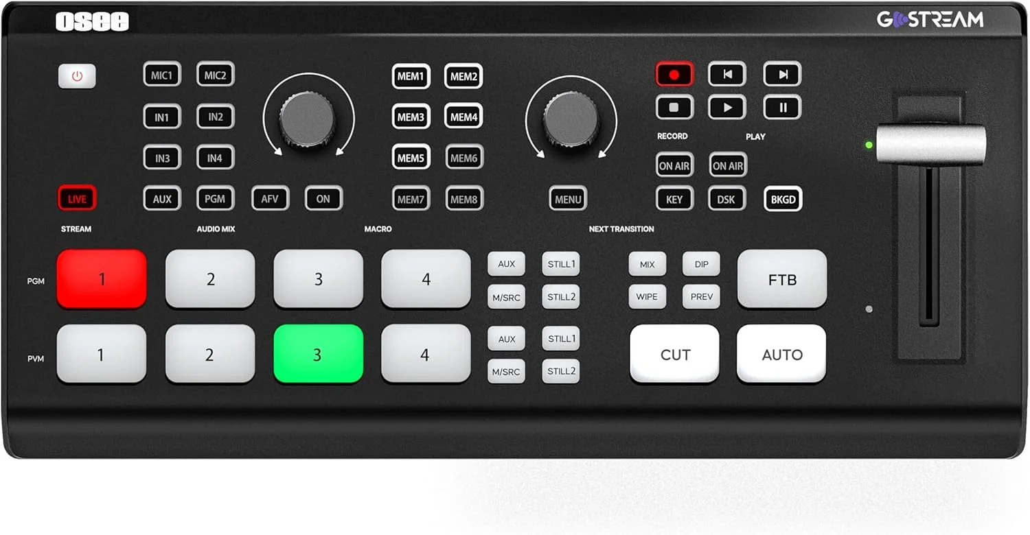 میکسر و سوییچر تصویر چند دوربینه Osee GoStream Deck HDMI Pro برای پخش زنده با قابلیت NDI و ارتقا