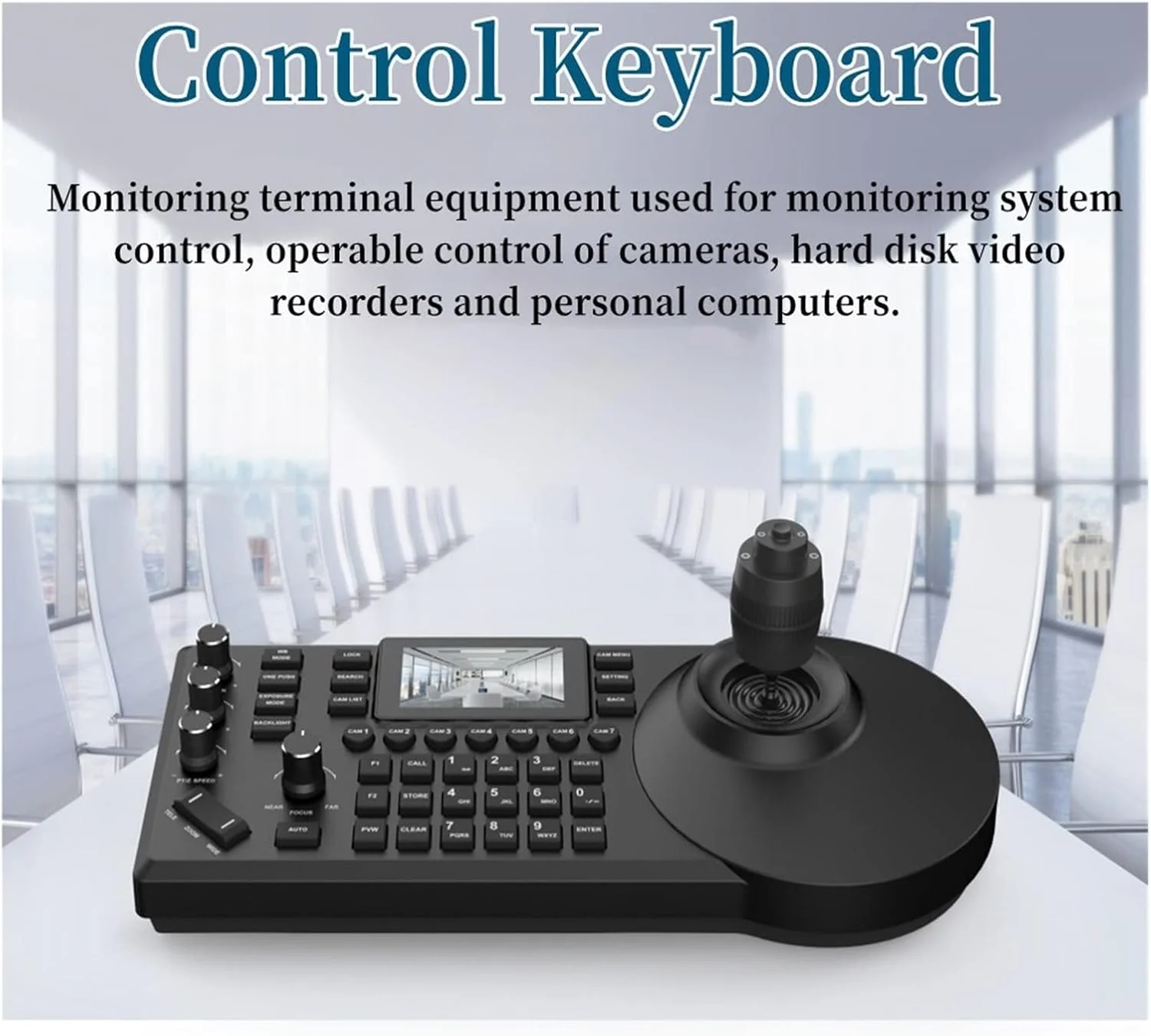 میکسر ویدیوئی سوئیچر استریم زنده کنترلر PTZ کیبورد جوی استیک برای کنفرانس ویدئویی کنترل دوربین PTZ (01#)