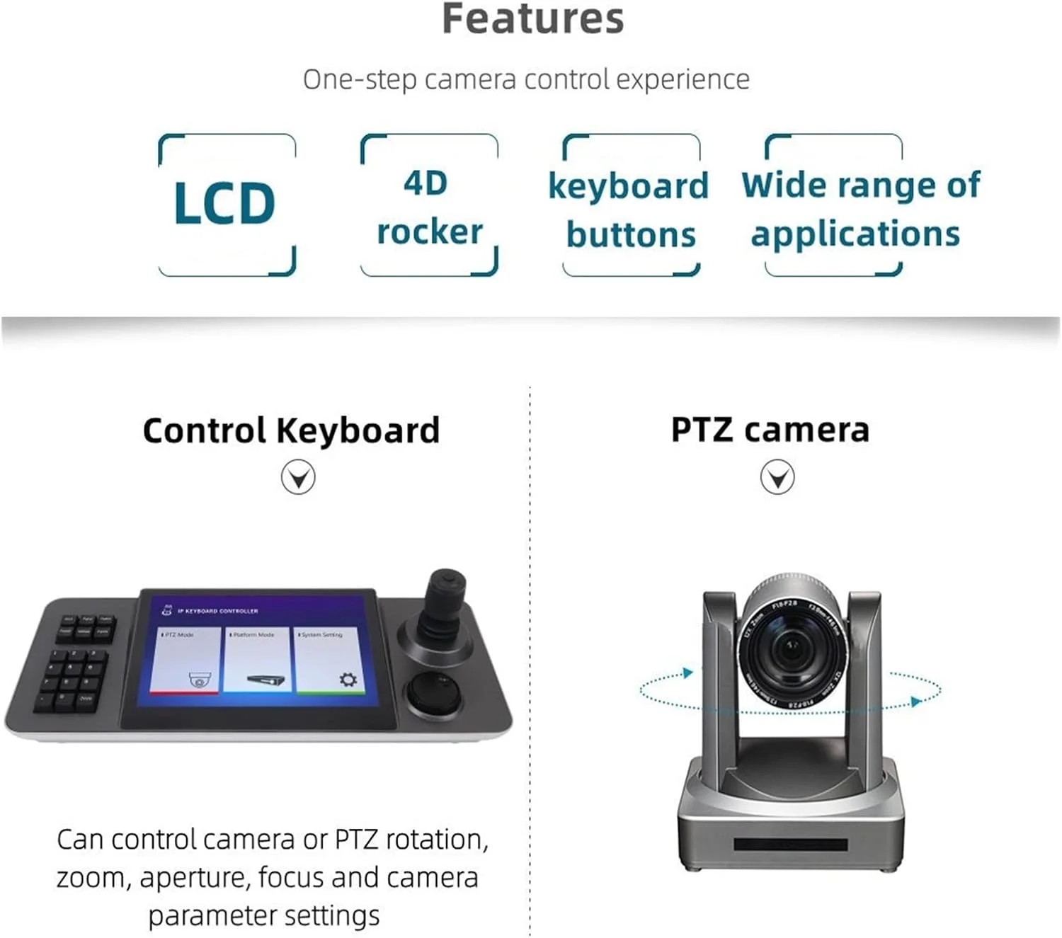 میکسر ویدیویی چند فرمتی با نمایشگر ال سی دی 4 بعدی 11.6 اینچی، میکسر سوئیچر، صفحه کلید، صفحه نمایش HD، استودیو دوربین، استیج 8 کانال کنترل ویدیو برای پخش زنده