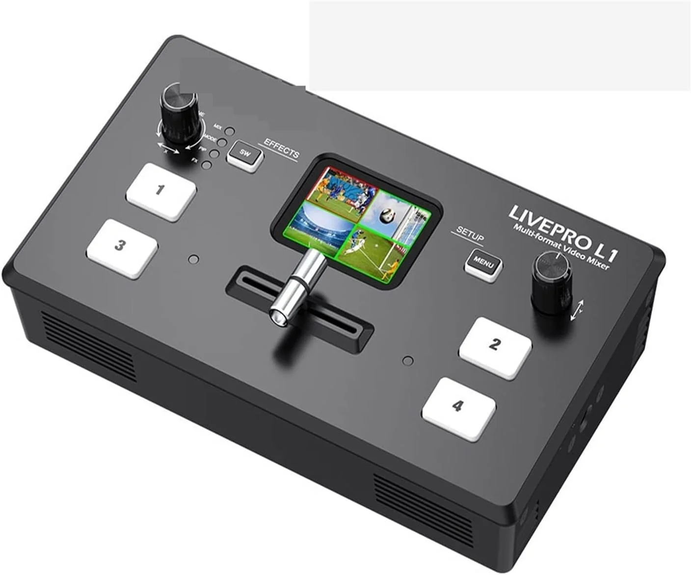 میکسر ویدیو چند فرمتی، سوئیچر میکسر ویدیو چند فرمتی USB3.0، 4 ورودی HDMI، تولید دوربین، پخش زنده L1 V1