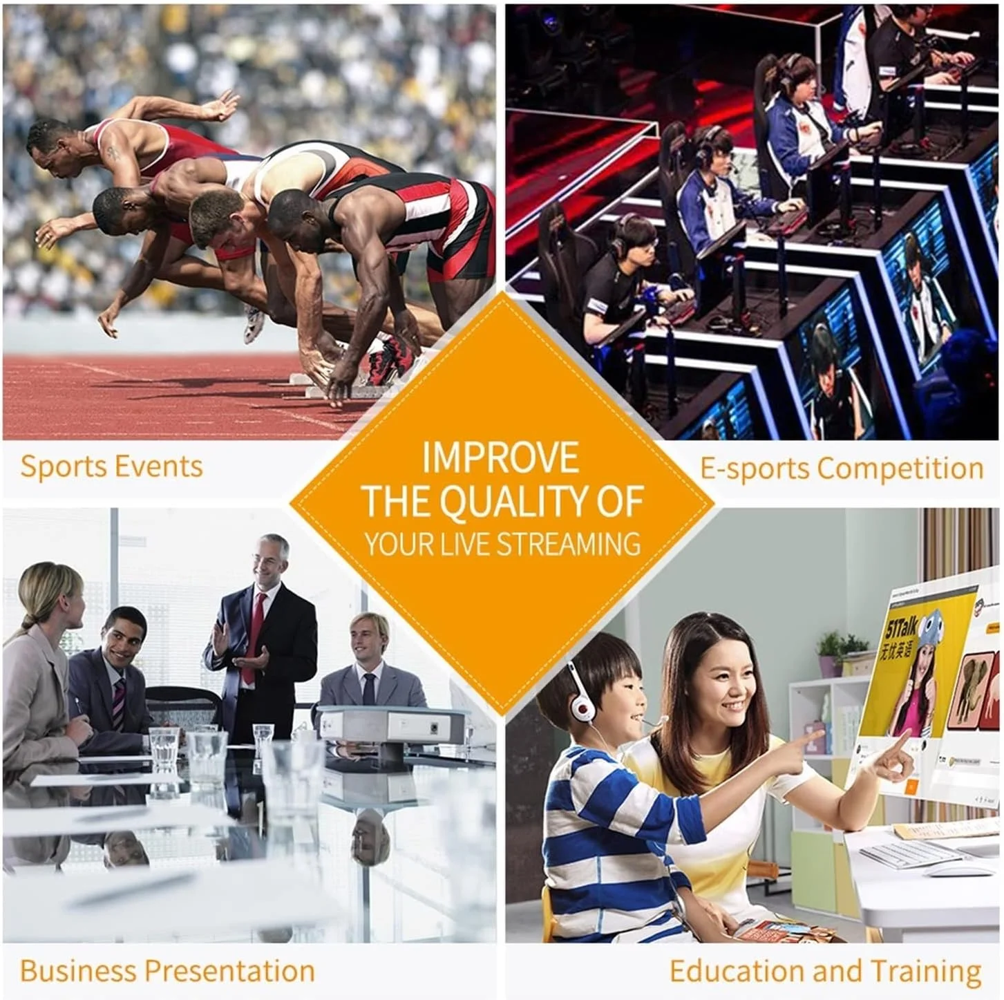 میکسر ویدیو چند فرمتی، سوئیچر میکسر ویدیو چند فرمتی USB3.0، 4 ورودی HDMI، تولید دوربین، پخش زنده L1 V1