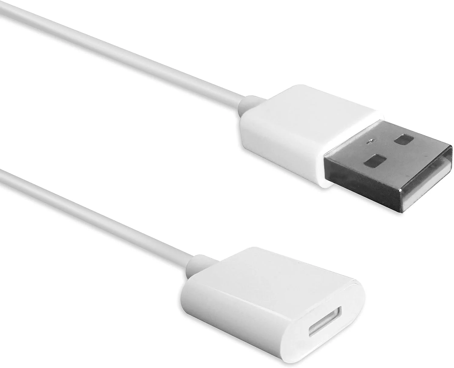 کابل الکترونیکی آداپتور شارژ TechMatte سازگار با قلم لمسی اپل نسل اول، اتصال دهنده انعطاف پذیر نر به ماده، لپ تاپ (سفید - 3 فوت) کابل الکترونیکی آداپتور شارژ TechMatte سازگار با قلم لمسی اپل نسل اول، اتصال دهنده انعطاف پذیر نر به ماده، لپ تاپ (سفید - 3 فوت)