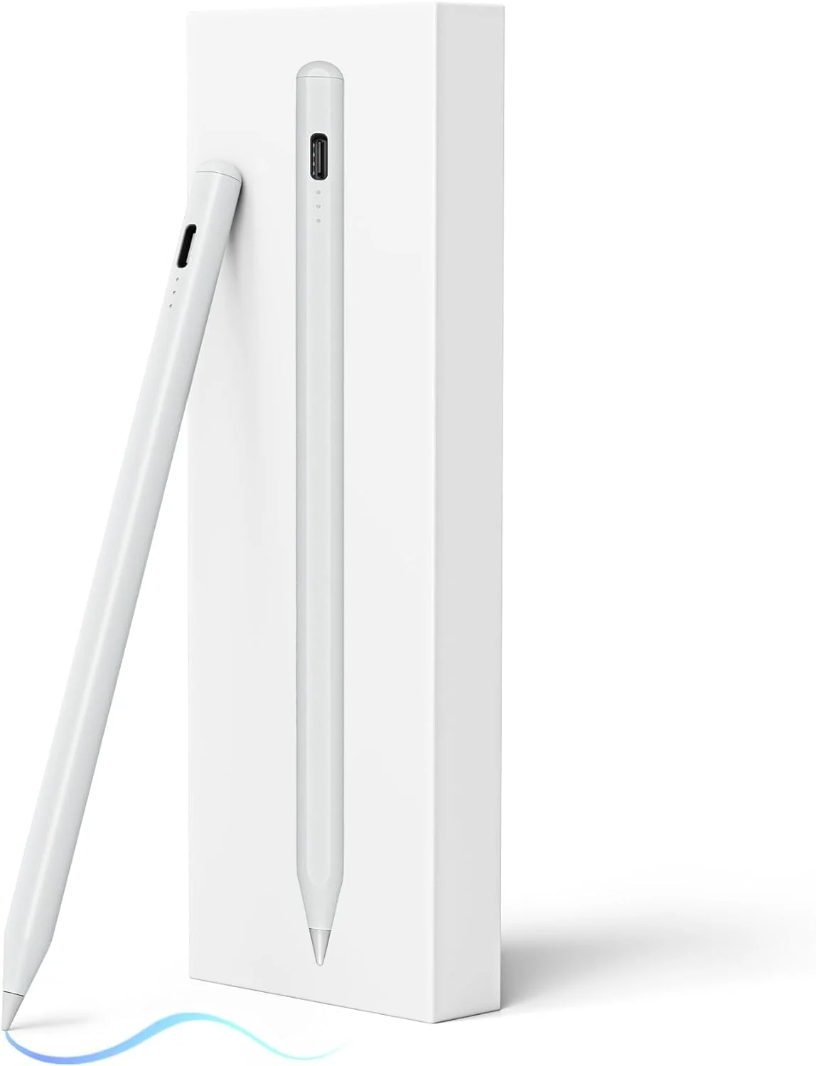 قلم لمسی برای آیپد، شارژ سریع ۱۵ دقیقهای، قلم آیپد اپل با قابلیت جلوگیری از لمس ناخواسته، حساسیت به زاویه، مناسب برای آیپد ایر ۳/۴/۵، آیپد مینی ۵/۶، آیپد ۶/۷/۸/۹/۱۰، آیپد پرو ۱۱ اینچ و ۱۲.۹ اینچ (سفید) قلم لمسی برای آیپد، شارژ سریع ۱۵ دقیقهای، قلم آیپد اپل با قابلیت جلوگیری از لمس ناخواسته، حساسیت به زاویه، مناسب برای آیپد ایر ۳/۴/۵، آیپد مینی ۵/۶، آیپد ۶/۷/۸/۹/۱۰، آیپد پرو ۱۱ اینچ و ۱۲.۹ اینچ (سفید)