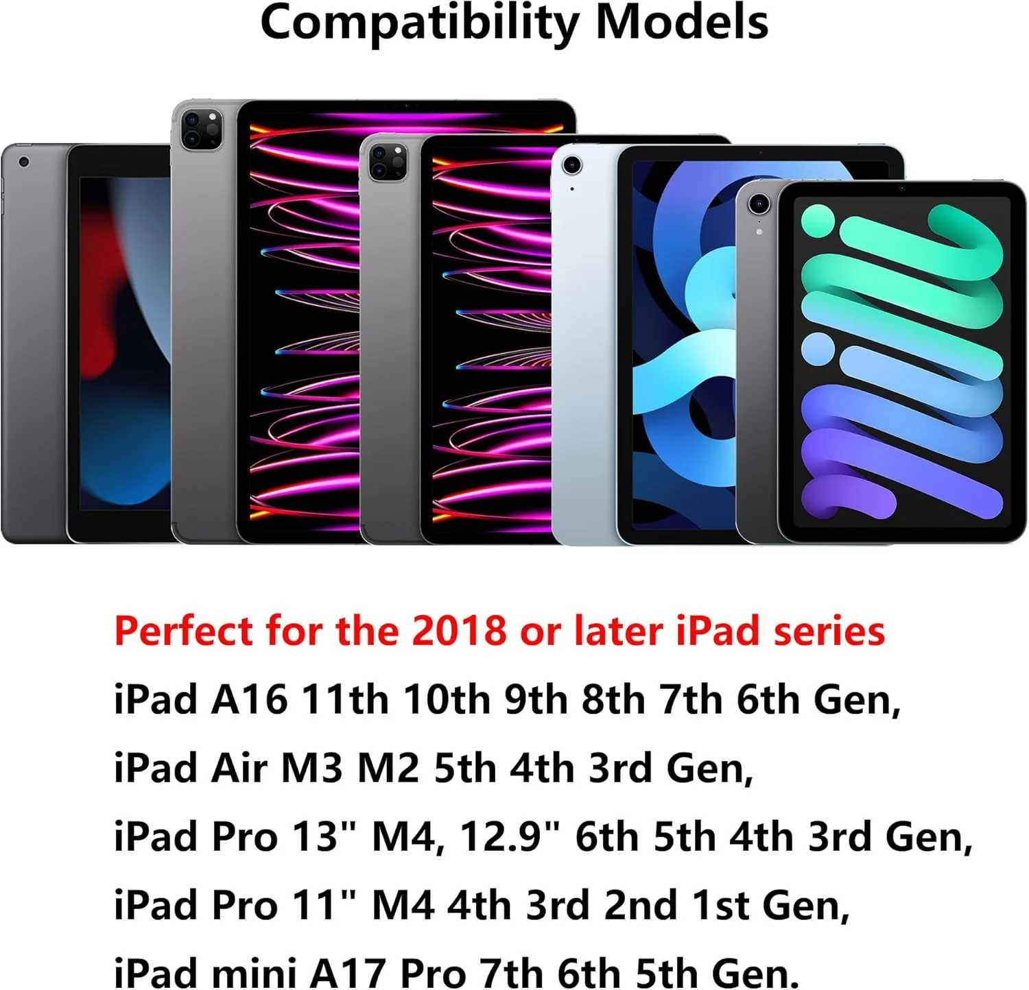 قلم لمسی برای آیپد A16 نسل 11، 10، 9، 8، 7، 6، آیپد پرو 12.9، 11، 13 اینچ M4، آیپد ایر M3 M2 نسل 5، 4، 3، آیپد مینی A17 پرو 7، 6، 5، جایگزین مداد اپل پرو نسل 1 و 2 (سفید) قلم لمسی برای آیپد A16 نسل 11، 10، 9، 8، 7، 6، آیپد پرو 12.9، 11، 13 اینچ M4، آیپد ایر M3 M2 نسل 5، 4، 3، آیپد مینی A17 پرو 7، 6، 5، جایگزین مداد اپل پرو نسل 1 و 2 (سفید)