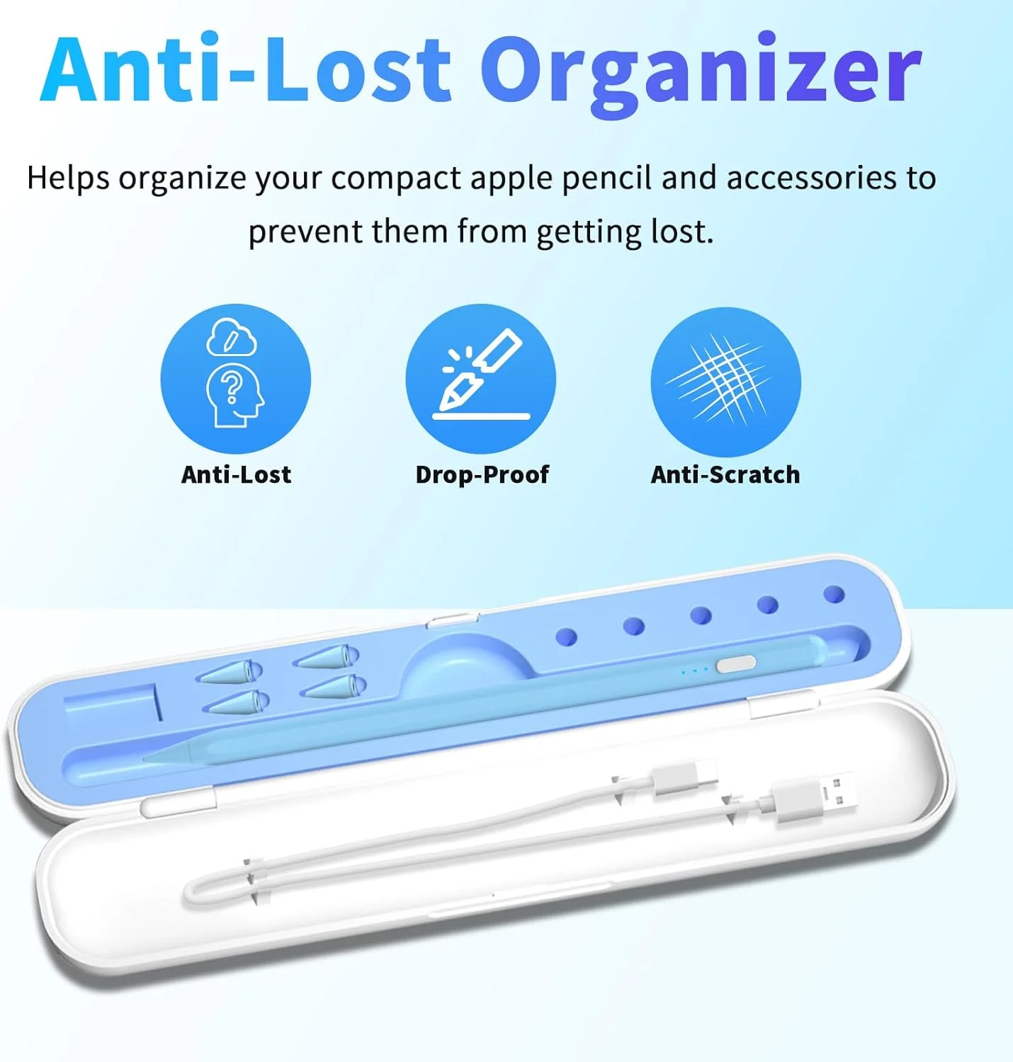 قلم لمسی برای آیپد ۲۰۱۸-۲۰۲۵، شارژ سریع ۱۵ دقیقه ای برای مداد اپل با قابلیت رد دست، سازگار با آیپد ۱۱/۱۰/۹/۸/۷/۶، پرو M4/12.9 اینچ (۶/۵/۴/۳)/۱۱ اینچ، ایر M3/M2/5/4/3، مینی A17 Pro/6/5، آبی قلم لمسی برای آیپد ۲۰۱۸-۲۰۲۵، شارژ سریع ۱۵ دقیقه ای برای مداد اپل با قابلیت رد دست، سازگار با آیپد ۱۱/۱۰/۹/۸/۷/۶، پرو M4/12.9 اینچ (۶/۵/۴/۳)/۱۱ اینچ، ایر M3/M2/5/4/3، مینی A17 Pro/6/5، آبی