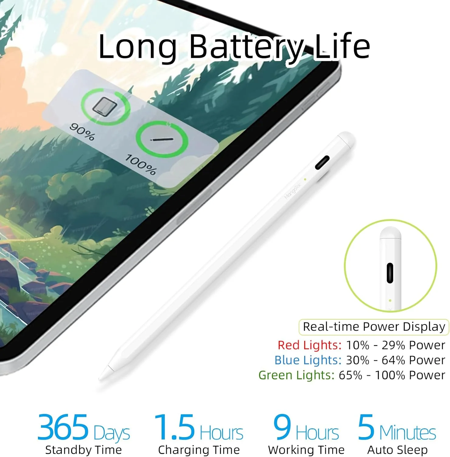 قلم لمسی برای آیپد ۲۰۱۸-۲۰۲۳، قلم اپل آیپد USB C با قابلیت تشخیص دست، حساسیت به شیب، سازگار با آیپد پرو ۱۱ اینچ، آیپد پرو ۱۲.۹ اینچ، آیپد ۶/۷/۸/۹/۱۰، آیپد ایر ۳/۴/۵، آیپد مینی ۵/۶ قلم لمسی برای آیپد ۲۰۱۸-۲۰۲۳، قلم اپل آیپد USB C با قابلیت تشخیص دست، حساسیت به شیب، سازگار با آیپد پرو ۱۱ اینچ، آیپد پرو ۱۲.۹ اینچ، آیپد ۶/۷/۸/۹/۱۰، آیپد ایر ۳/۴/۵، آیپد مینی ۵/۶