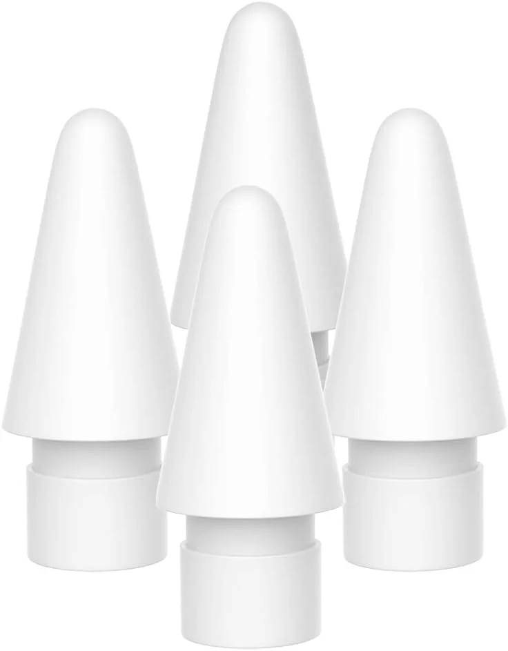 نوک های جایگزین سازگار با قلم اپل نسل 2 آیپد پرو - نوک آیپنسیل برای قلم آیپد نسل 1 / قلم نسل 2 سفید 4 عددی (سفید 4 عددی) نوک های جایگزین سازگار با قلم اپل نسل 2 آیپد پرو - نوک آیپنسیل برای قلم آیپد نسل 1 / قلم نسل 2 سفید 4 عددی (سفید 4 عددی)