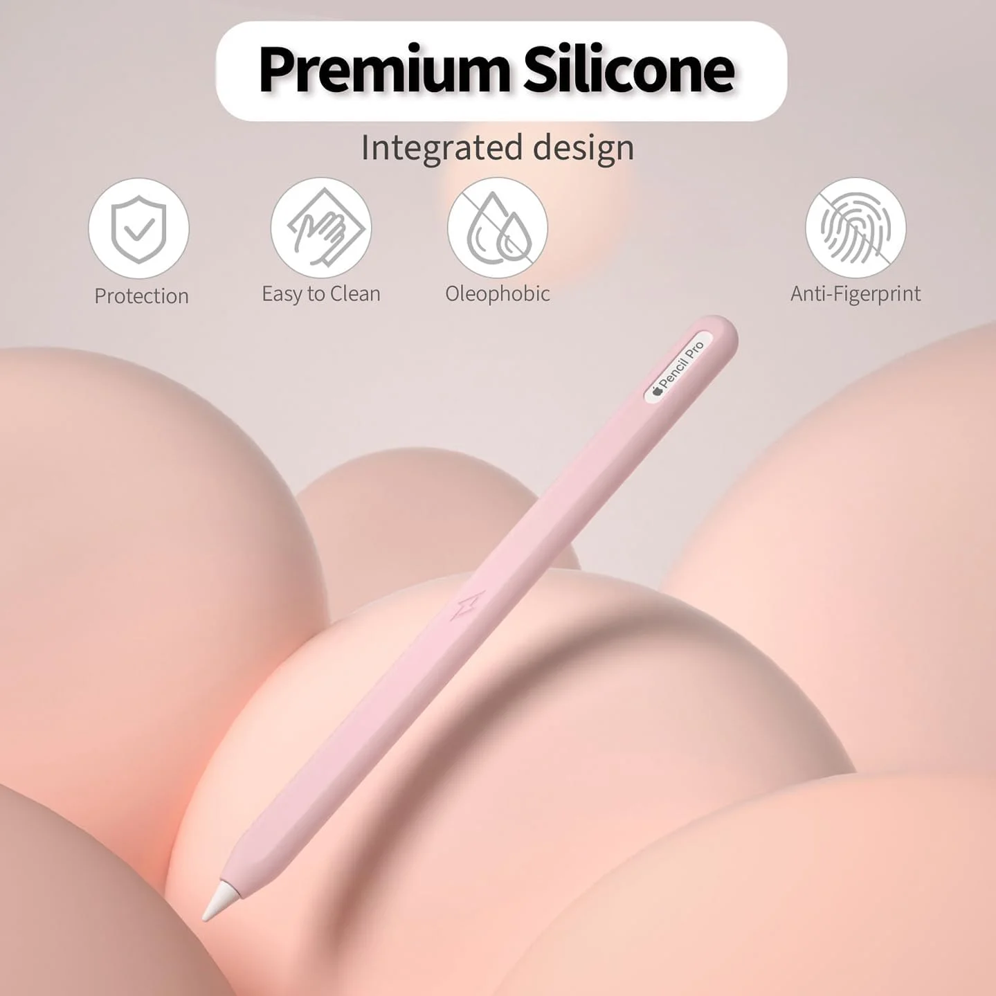 کاور محافظ نازک مداد برای اپل پنسل پرو و اپل پنسل نسل 2، آستین سیلیکونی سازگار با اپل پنسل پرو (صورتی) کاور محافظ نازک مداد برای اپل پنسل پرو و اپل پنسل نسل 2، آستین سیلیکونی سازگار با اپل پنسل پرو (صورتی)