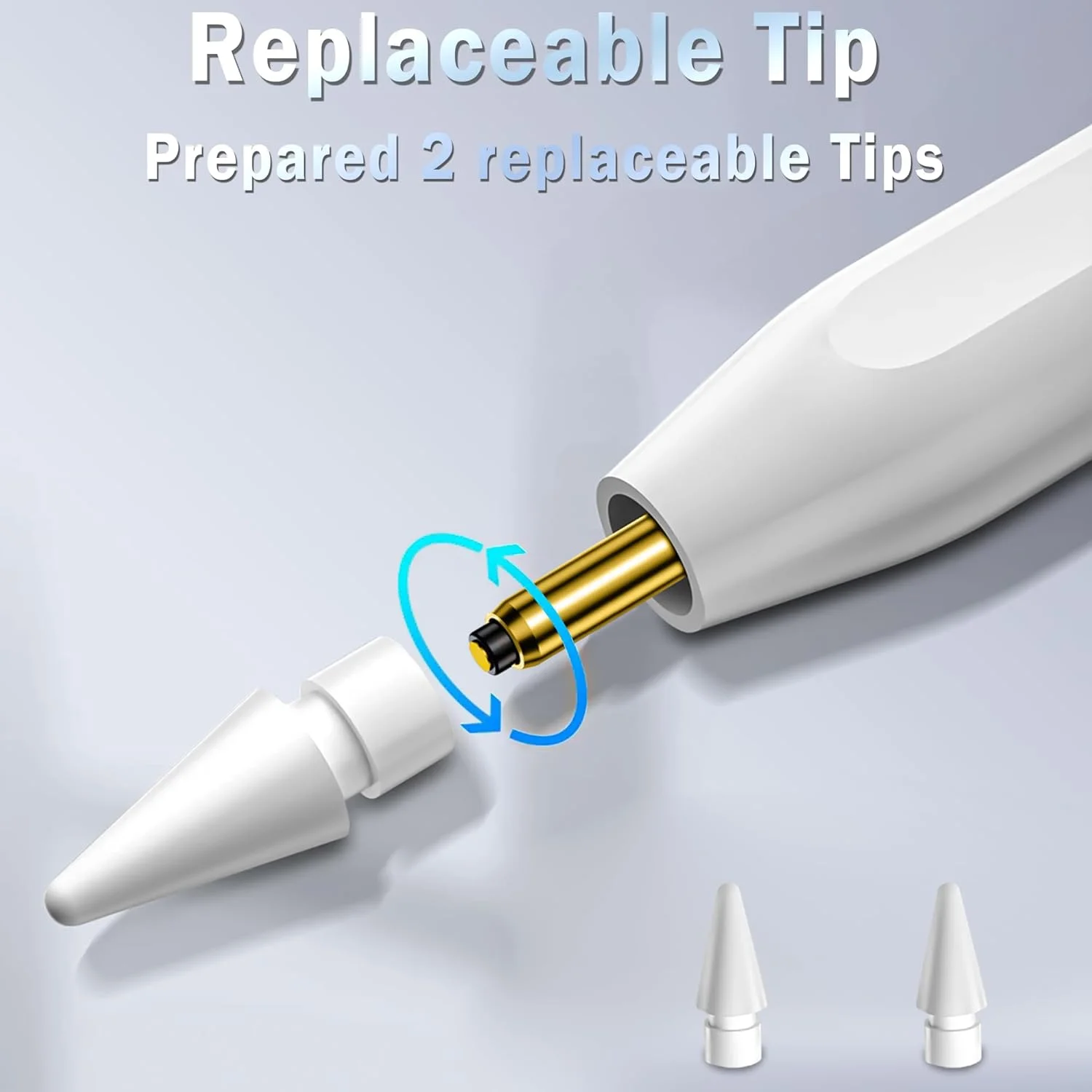 قلم لمسی جایگزین برای اپل پنسل نسل دوم با شارژ مغناطیسی، قلم استایلوس برای آیپد پرو ۱۱ و ۱۲.۹ اینچ، سازگار با آیپد پرو ۱۱ اینچ ۱/۲/۳/۴، آیپد پرو ۱۲.۹ اینچ ۳/۴/۵/۶، آیپد ایر ۴/۵، آیپد مینی ۶ (سفید) قلم لمسی جایگزین برای اپل پنسل نسل دوم با شارژ مغناطیسی، قلم استایلوس برای آیپد پرو ۱۱ و ۱۲.۹ اینچ، سازگار با آیپد پرو ۱۱ اینچ ۱/۲/۳/۴، آیپد پرو ۱۲.۹ اینچ ۳/۴/۵/۶، آیپد ایر ۴/۵، آیپد مینی ۶ (سفید)