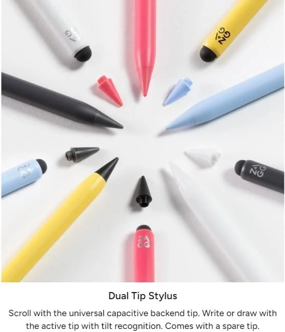 قلم نوری ZAGG Pro Stylus 2 با نوک های فعال و خازنی، رد کف دست، تشخیص شیب، اتصال بلوتوث، سازگار با iPad Pro 11/12.9 (نسل 3، 4 و 5)/Air 10.9/iPad 10.2/9.7/Mini 5/ iPad Air (M2) - زرد قلم نوری ZAGG Pro Stylus 2 با نوک های فعال و خازنی، رد کف دست، تشخیص شیب، اتصال بلوتوث، سازگار با iPad Pro 11/12.9 (نسل 3، 4 و 5)/Air 10.9/iPad 10.2/9.7/Mini 5/ iPad Air (M2) - زرد